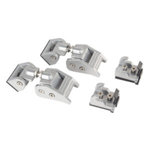 Hood Catches,Silver 18-22 Jeep Wrangler JL & Gladiator JT 19-22