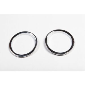 Turn Signal Bezel Trim, Chrome; 07-18 Jeep Wrangler JK