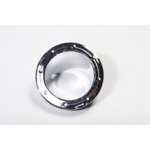 Fuel Filler Accent Trim, Chrome; 07-18 Jeep Wrangler JK