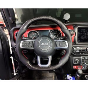 Jeep Wrangler JL & Gladiator JT 18-26 Carbon Fiber Racing Steering Wheel