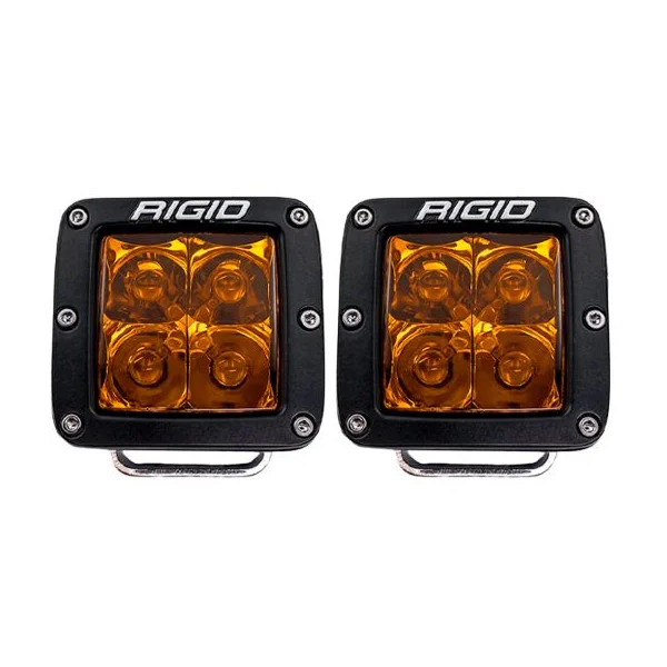 D-Series Pro LED Light Pod, Surface Mount, Spot, Amber PRO, Pair - Image 3