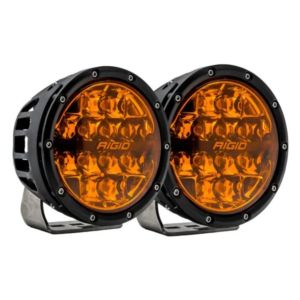 360 Series LED Fog Light, 6 Inch, Spot, Amber PRO, Pair