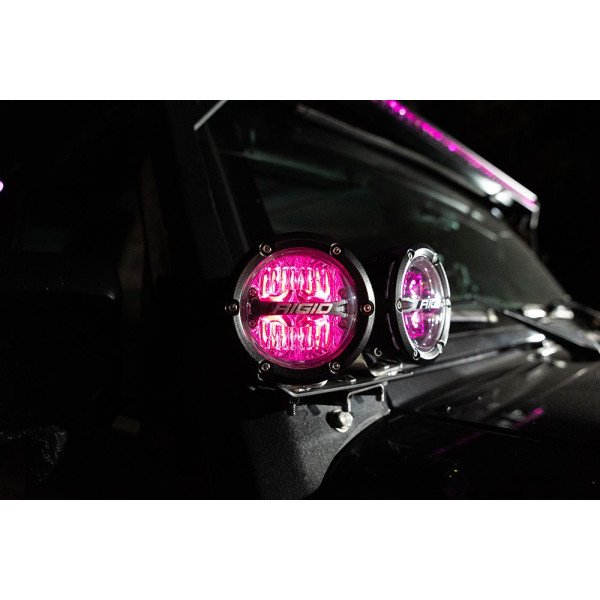 360 Series LED Fog Light, 4 Inch, Driving, RGBW Backlight, Pair - Image 8