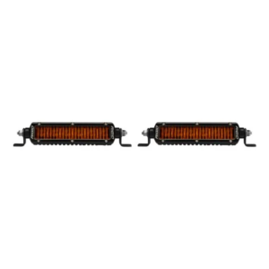 SR-Series Pro LED Light Bar, 6 Inch, SAE, Amber PRO, Pair