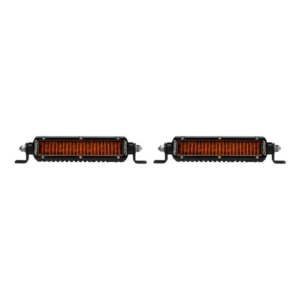 SR-Series Pro LED Light Bar, 6 Inch, SAE, Amber PRO, Pair