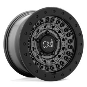 Black Rhino 1785BCD106135G87 BARRICADE Wheel [Size: 17" x 8.50"] Gun Black w/Black Rock Guard