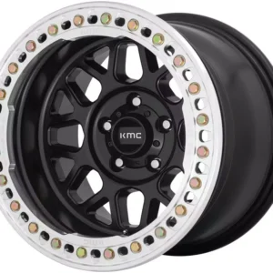 KMC Matte Black KM235 Grenade Crawl Beadlock Wheel