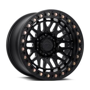 INVADER (FORGED beadlock) 17X9 6X139.7 ET00 CB110 MATTE BLACK / MATTE BLACK RING