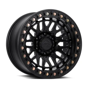 INVADER (FORGED beadlock) 17X9 6X139.7 ET00 CB110 MATTE BLACK / MATTE BLACK RING