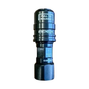 APEX High Flow Push On Chuck - 1/4NPT Female (Dual Flow) SKU X02-12-007